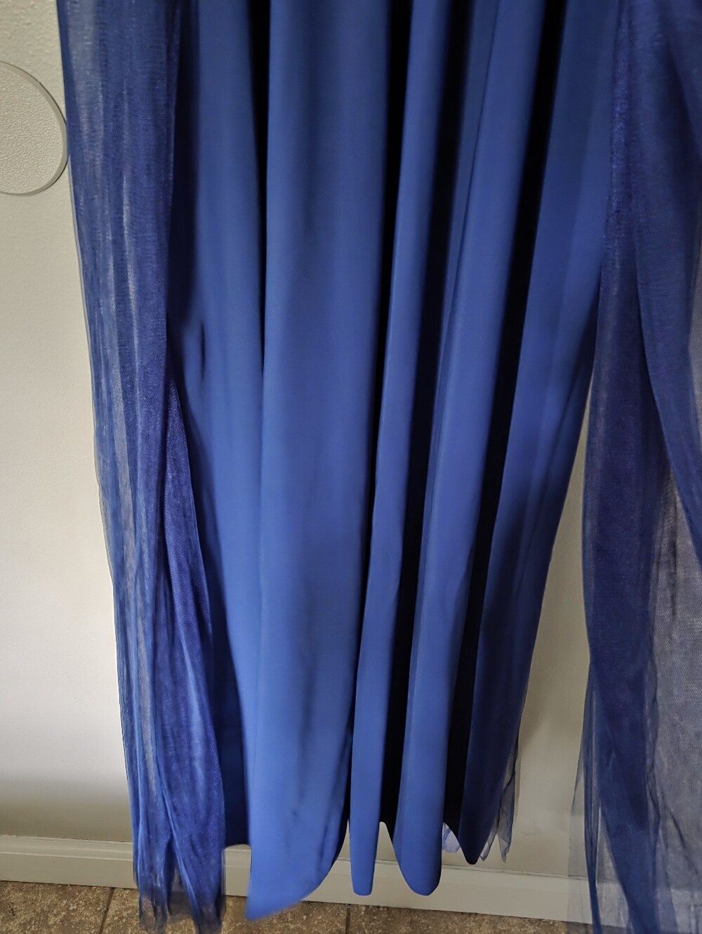 Chiara Boni La Petite Robe Women's Blue Formal Gown 3/4 sleeves Sz 40 = Sz 4 - Picture 6 of 14